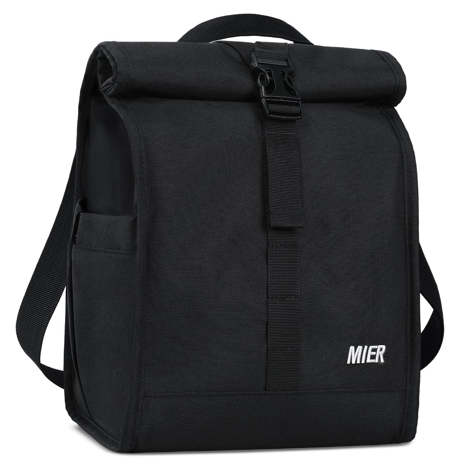 MIER Insulated Lunch Bag Roll Top Lunchbox for Women Men Adults
