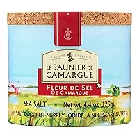 Vista 1 de Le Saunier De Camargue Sal marina Fleur De Sel, 4.41 oz - 6 por caja.