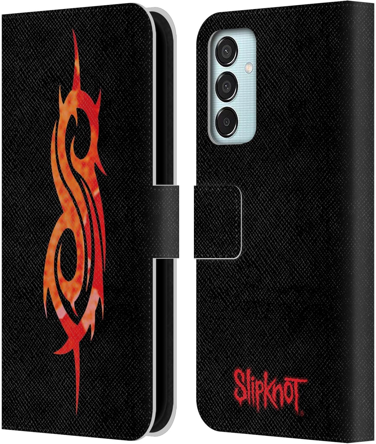 Head Case Designs Officially Licensed Slipknot Tribal Key Art Leather Wallet Case Compatible with Samsung Galaxy M15/F15 5G