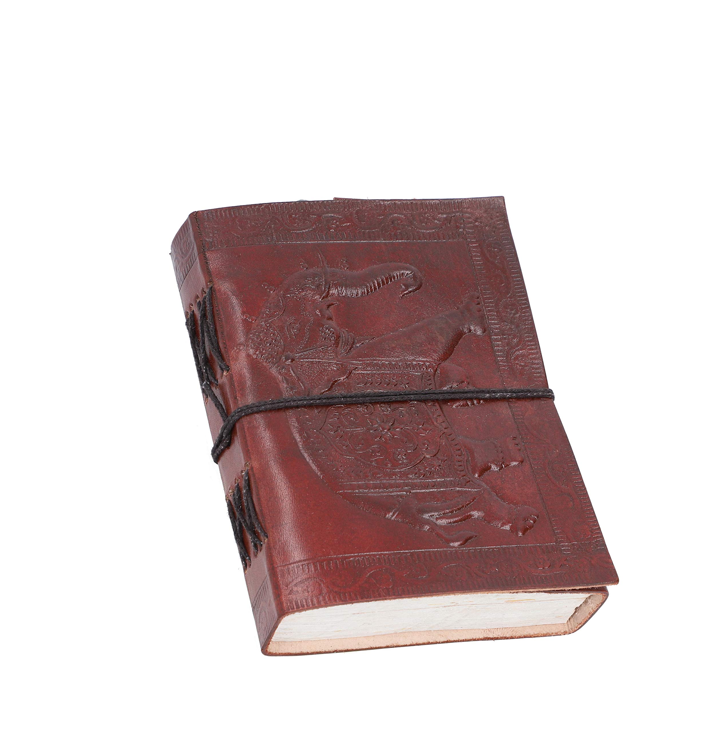 Gusti Leder nature Damara Leather Notebook A6 Journal Diary Sketchbook Everyday Vintage Elephant P10