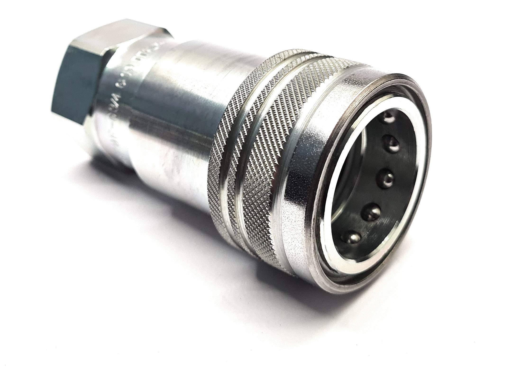 Female ISO A 3/4" BSP Hydraulic Quick Release Coupling