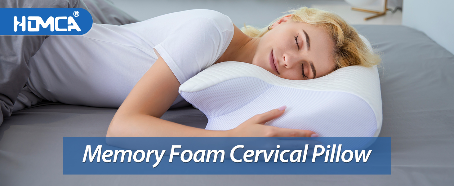 Mokaloo Cervical Neck Pillow Orthopedic Memory Foam Pillow For