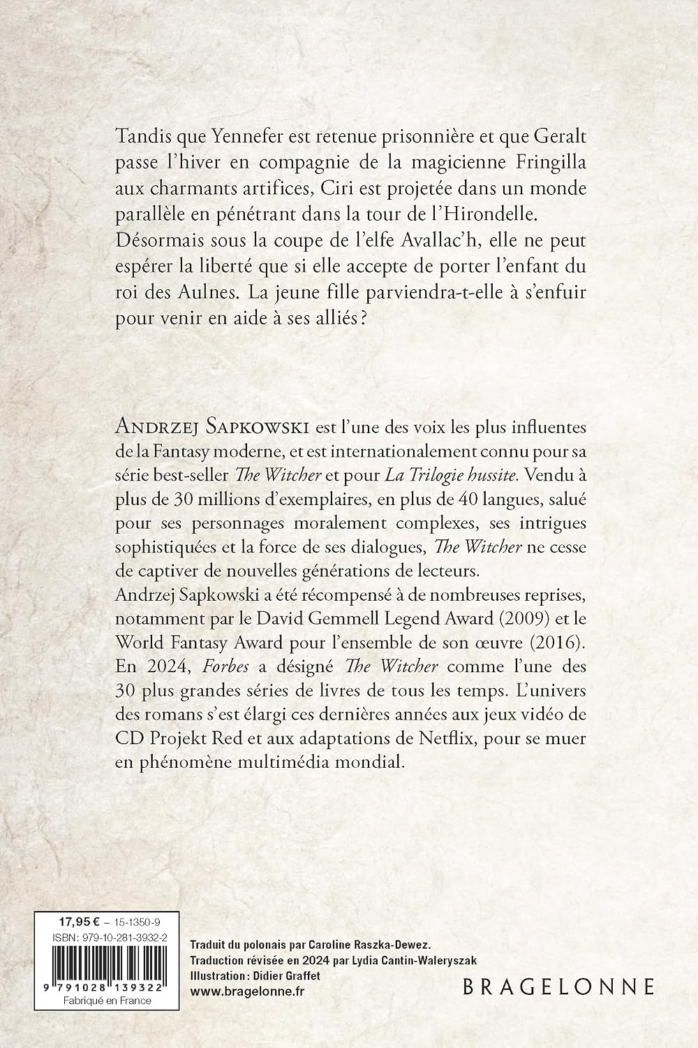 Sorceleur (Witcher), T7 : La Dame du lac (traduction révisée)      Paperback – June 25, 2025