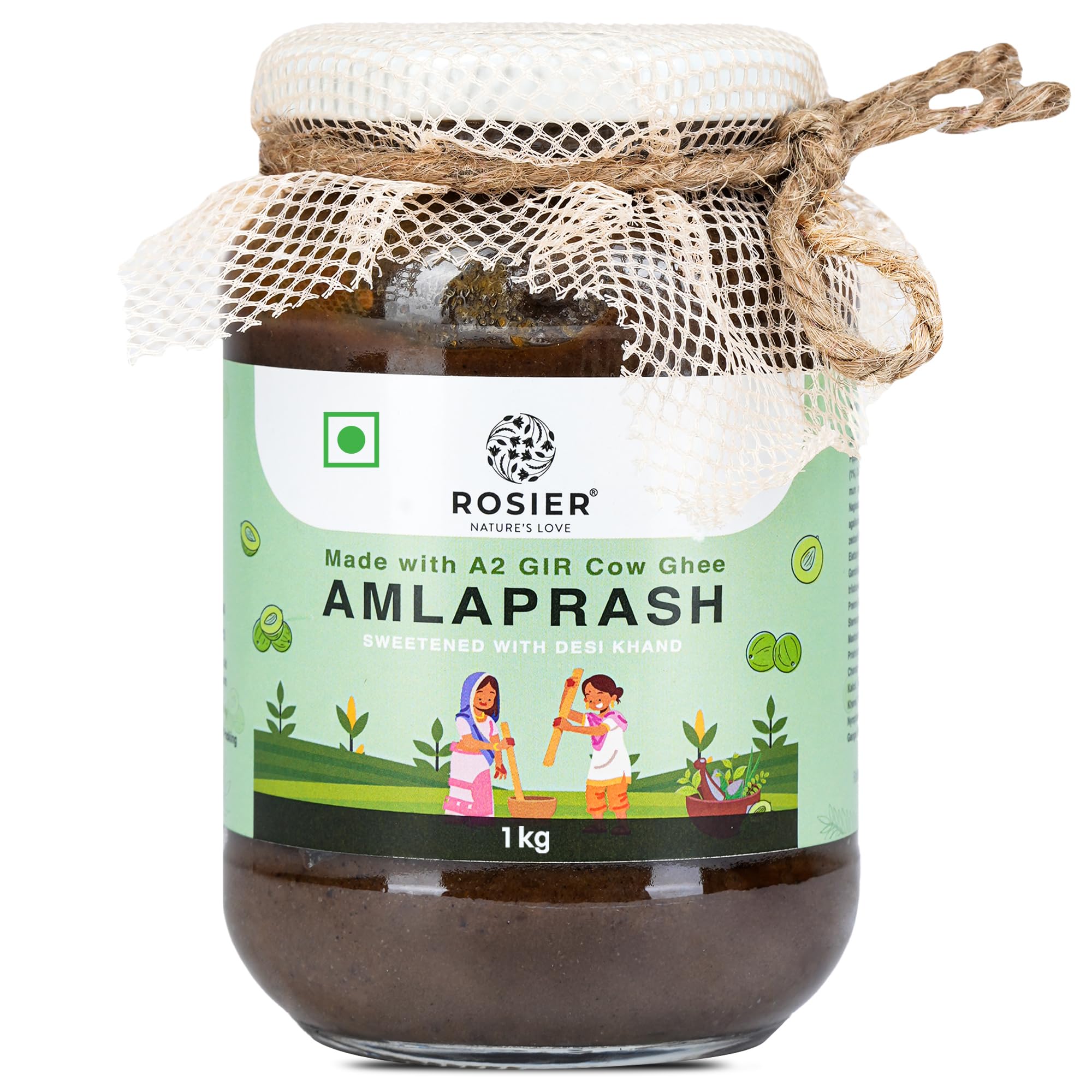 Amlaprash – Made with A2 Gir Cow Ghee & Sweetened with Desi Khand – 1Kg | Ayurvedic Immunity Booster | Natural Ingredients | Supports Digestion