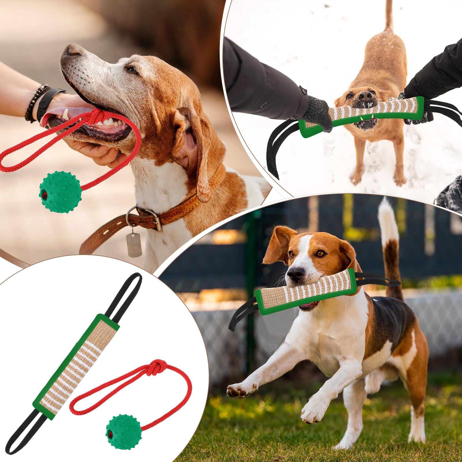 Leyndo El juego de entrenamiento para perros incluye funda para perro, almohada para perro, juguete de entrenamiento para perros y pelota de goma para perros, equipo de entrenamiento profesional para