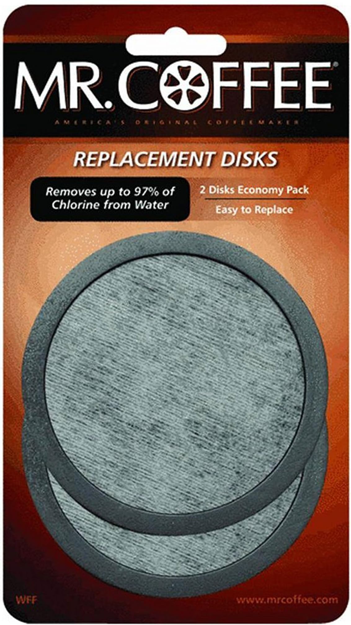 Mr. Coffee Water Filter Replacement Disk, 2 Pack Coffee