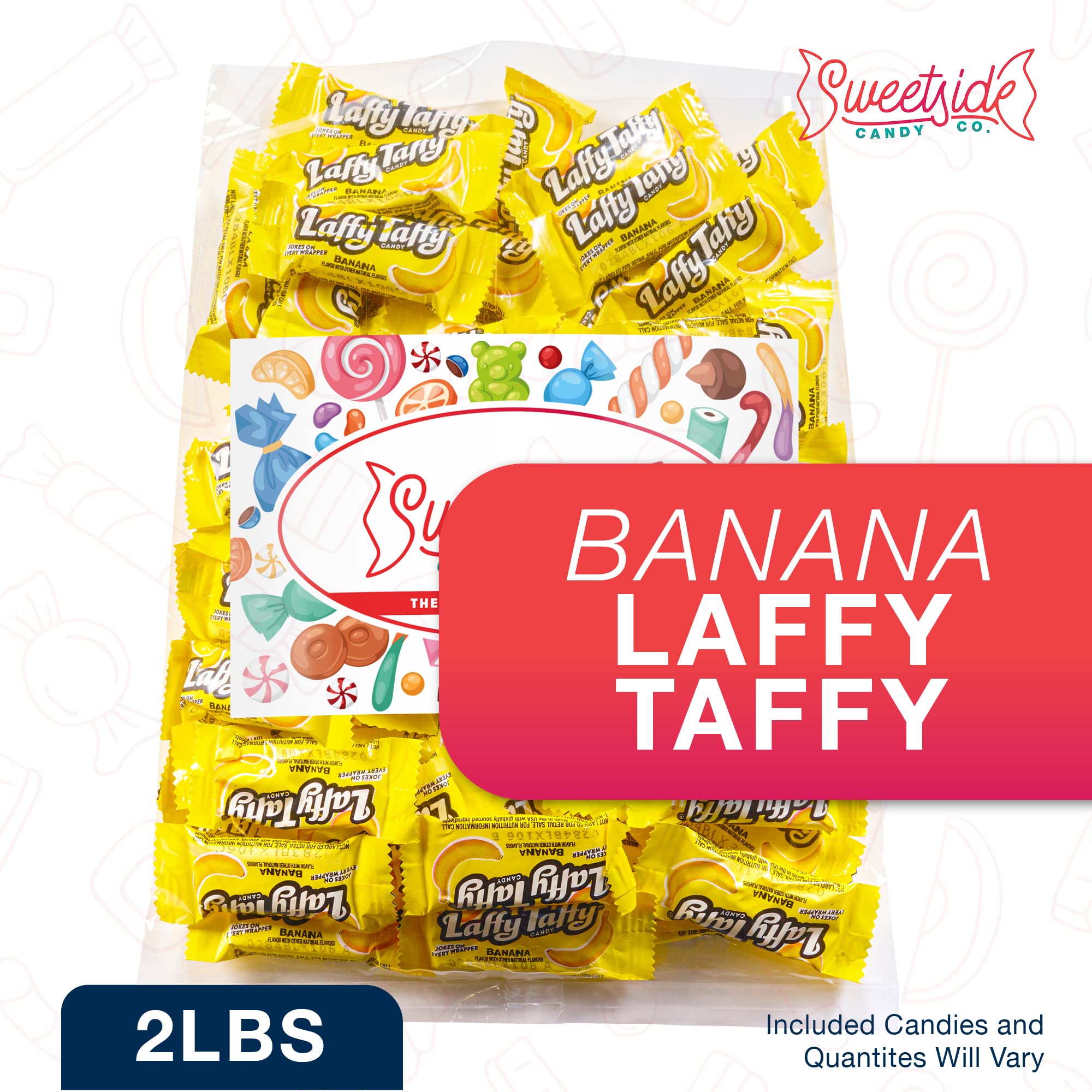 Laffy Taffy 2lb Laffy Taffy Candy Yellow Banana Flavors Chewy