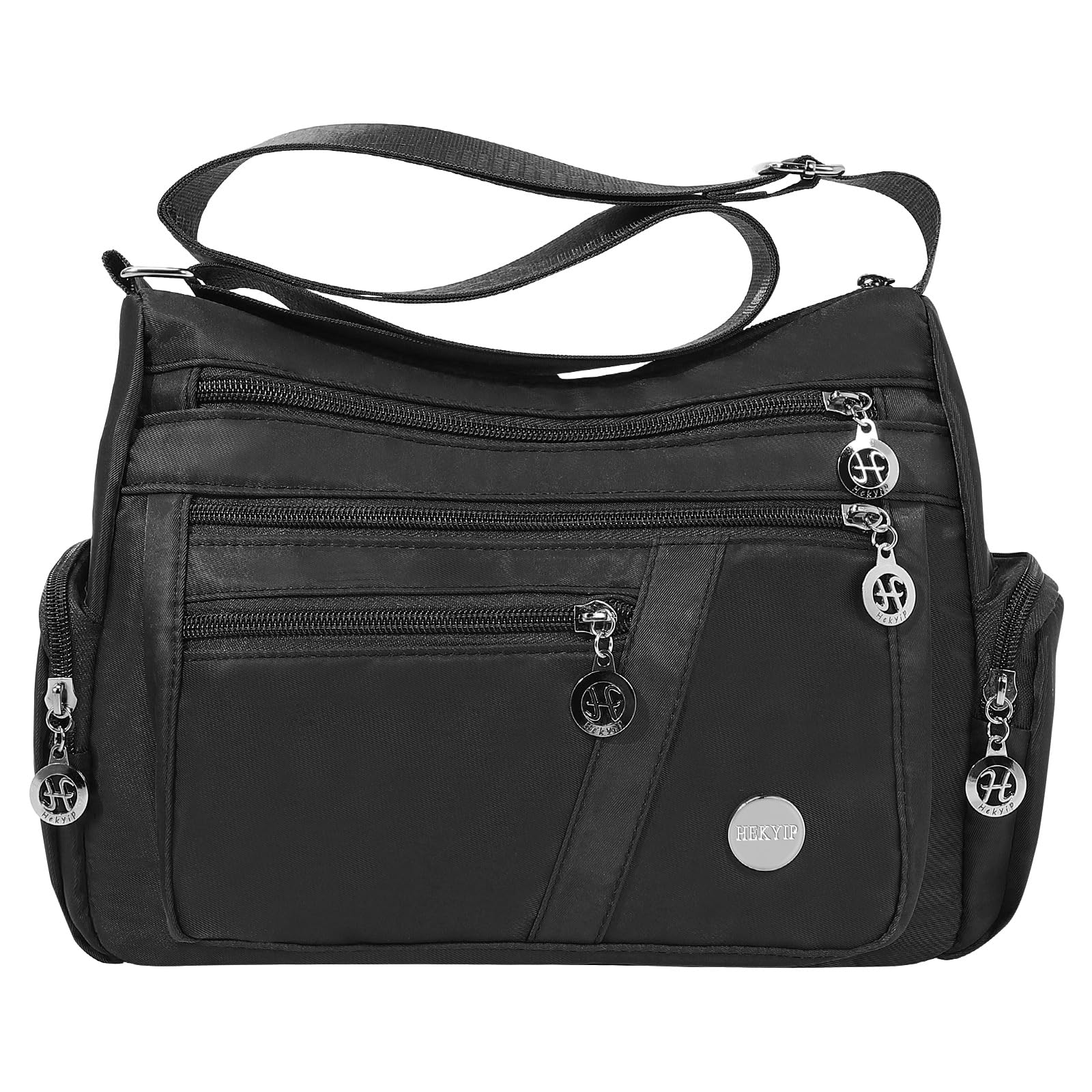 Hekyip Womens Crossbody Bag Womens Crossbody Bag Waterproof Crossbody Bag Backpack with Multiple Zipper Pockets