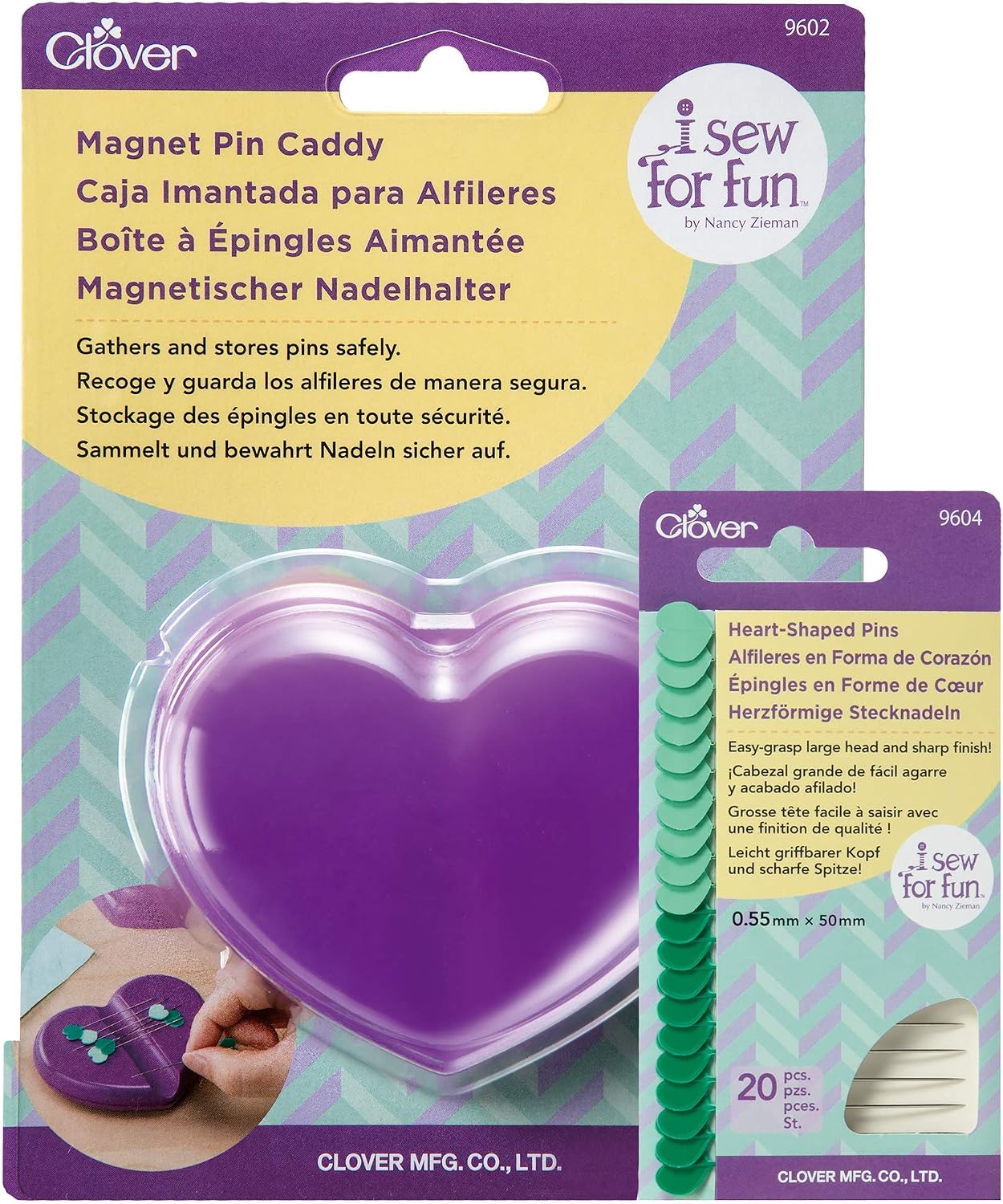 Clover Sew for Fun Magnet Pin Caddy