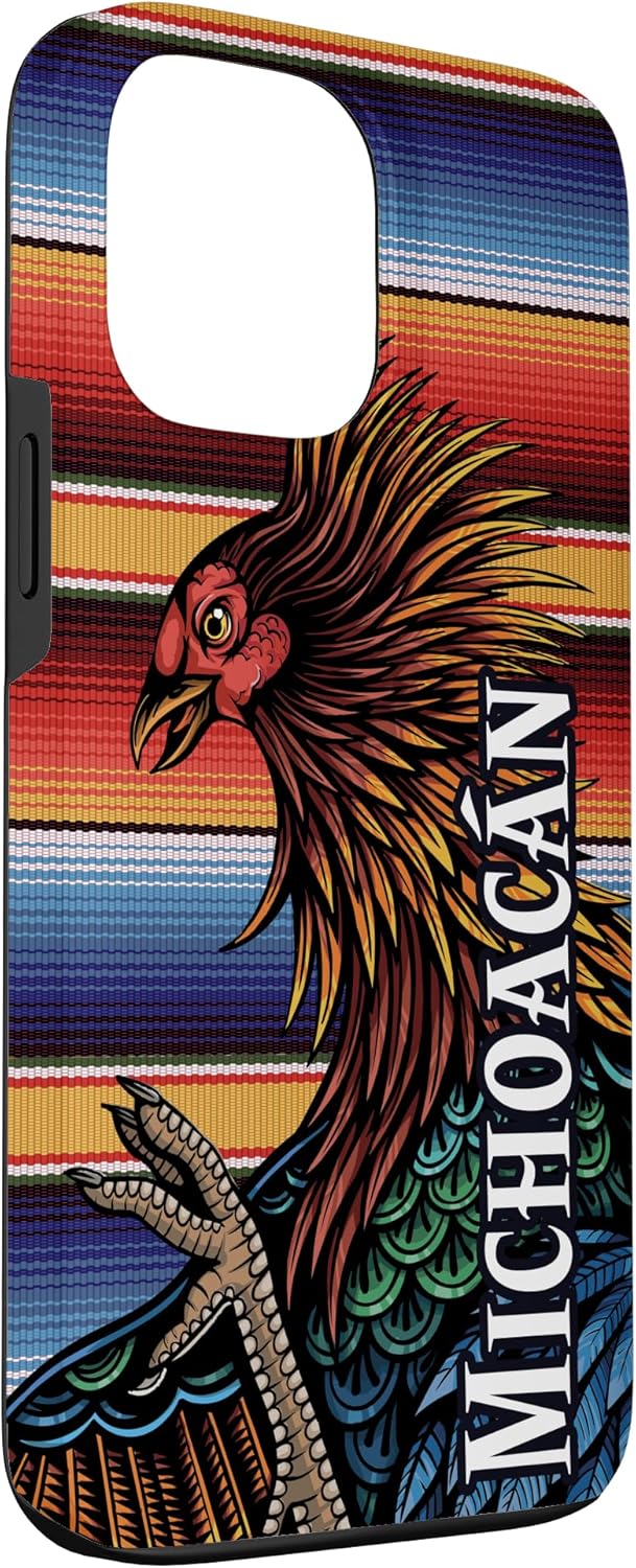 Michoacan Gallos sarape Mexico Case for iPhone 13 Pro Max