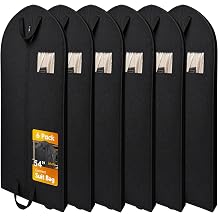 Garment Bag for Travel 6-Pack, 54 Extra Long Suit Protector