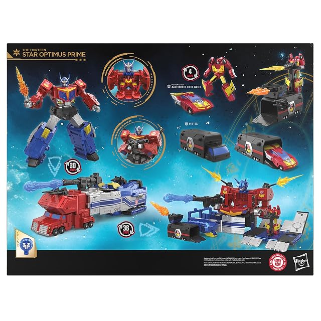 Foto 7 de 8 de Transformers Age of The Primes Titan Class, The Thirteen Star Optimus Prime, Figura de acción