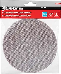 MTX Disco de Lixa com Velcro P120 (150 mm), 5 Peças, Lixa Abrasiva de Alta Resistência para Madeira, Metal e Diversas Superfícies