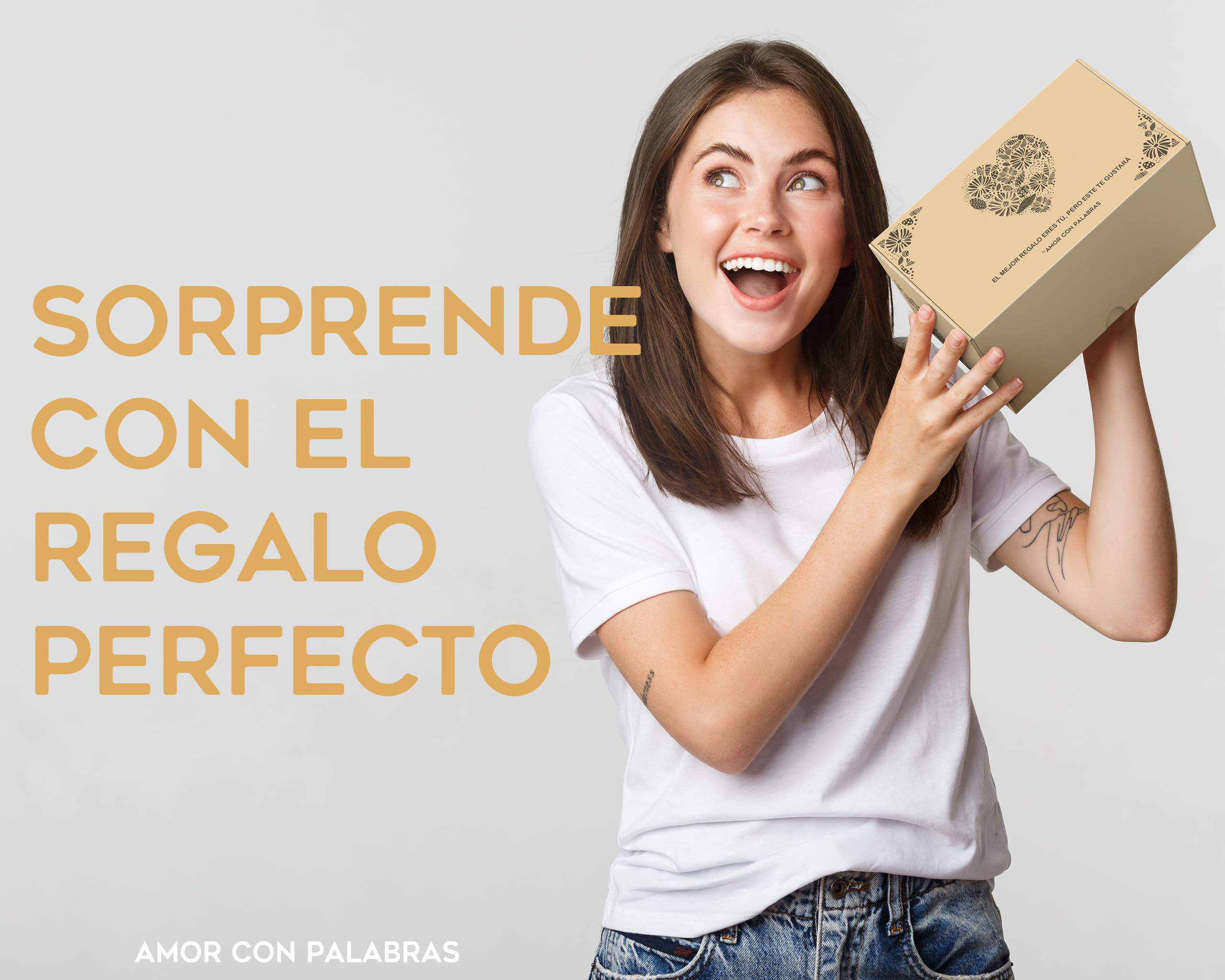 Set de Regalos Originales para Mujer con Calcetines Calentitos y con Carita Feliz y Taza Inspiradora " Piensa, Sueña, Cree y Atrévete " - Perfecto Regalo Cumpleaños Mujer y otras ocasiones