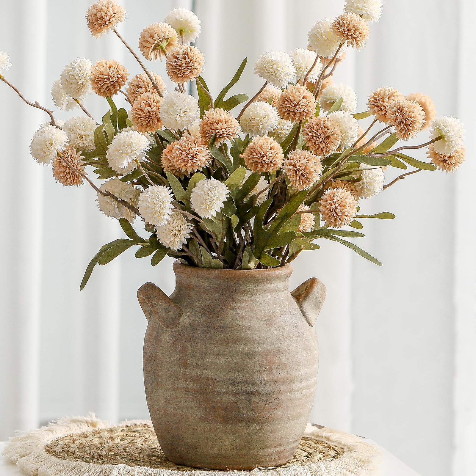 Amazon.com: Vanselia Ceramic Flower Vase Home Decor - Farmhouse
