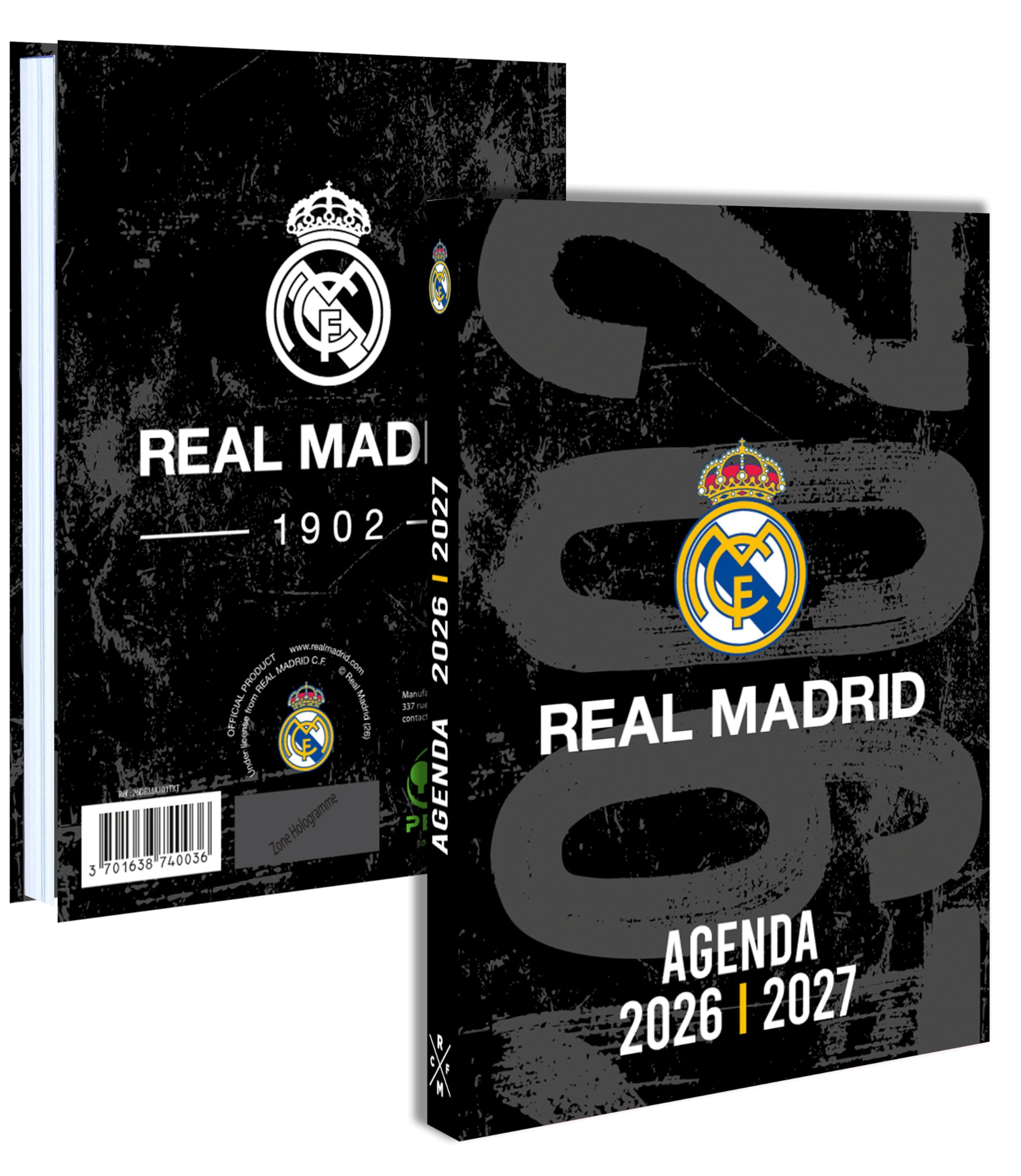 Real Madrid Agenda Escolar Real 2026 2027 - Colección Oficial