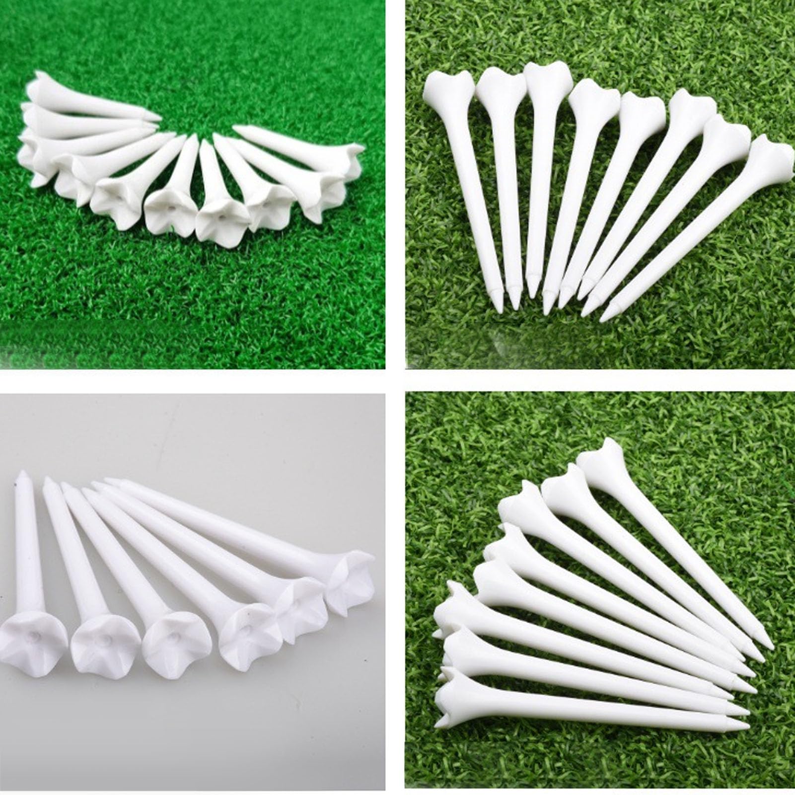 Fockety Tees de Golf, 83 Mm, Paquete de 500, ABS