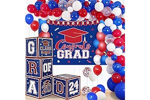 Blue and Red Graduation Decorations 2023: Celebrate with Class!