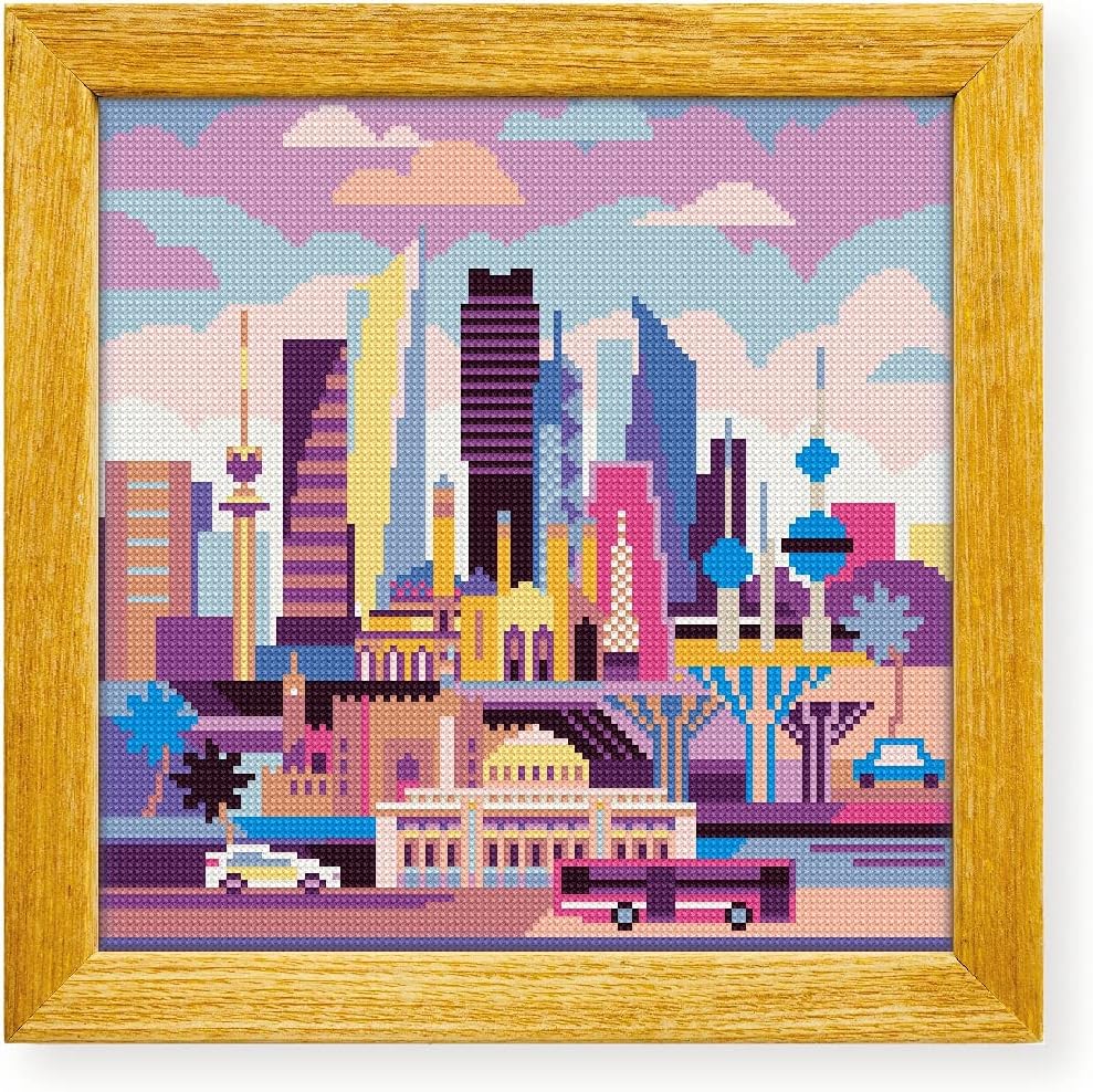 Awesome Pattern Studio Kuwait DS936, Diamond Painting Kit, Diamond Art Kits for Adults, Full Drill 5D Diamond Dots Kits. All Items Included.