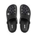 Aqualite Men's NEO-153 Trendy Stylish Fashionable Clogs with Back-Strap| Sandals with Lightweight Regular wear Casual Clogs with Ultra Soft & Flexibility Technology. Black gallery image