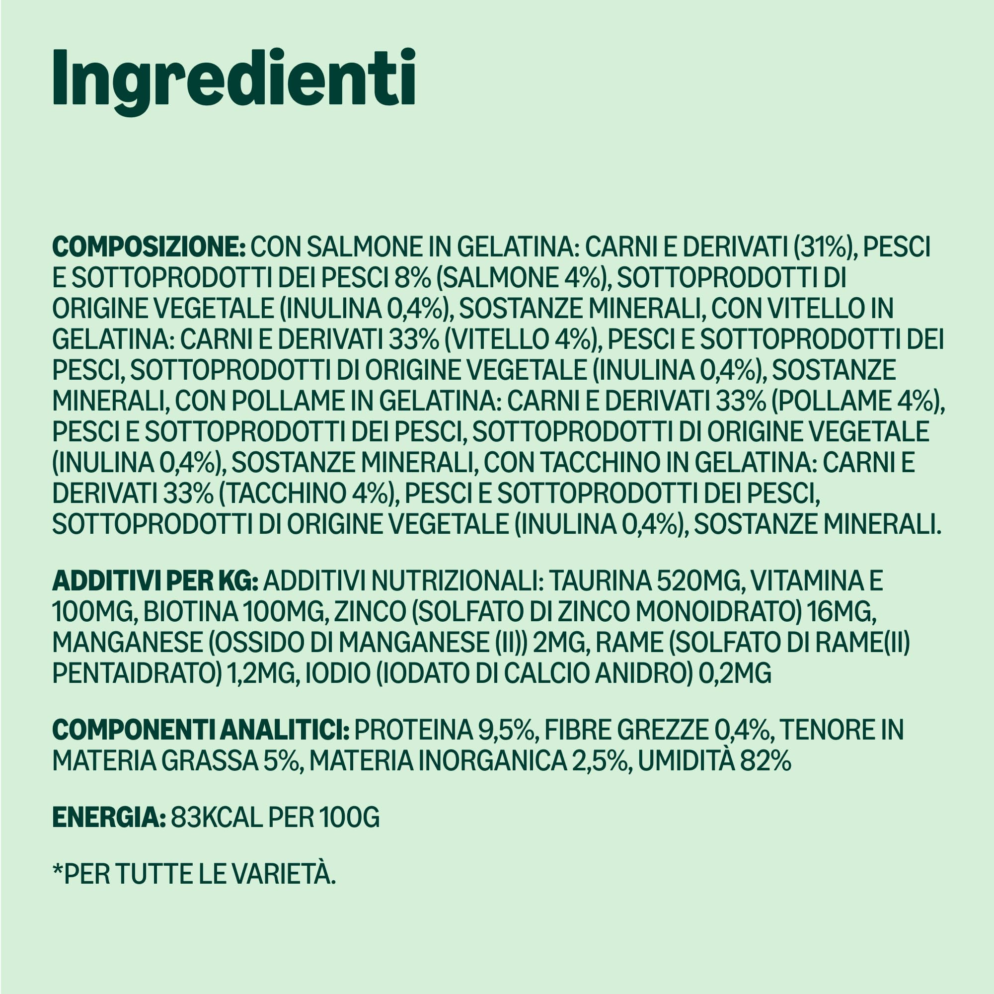 by Amazon Alimento completo per cuccioli di gatto, Selezione mista in gelatina, 1.2kg (12 sacchetti da 100g)