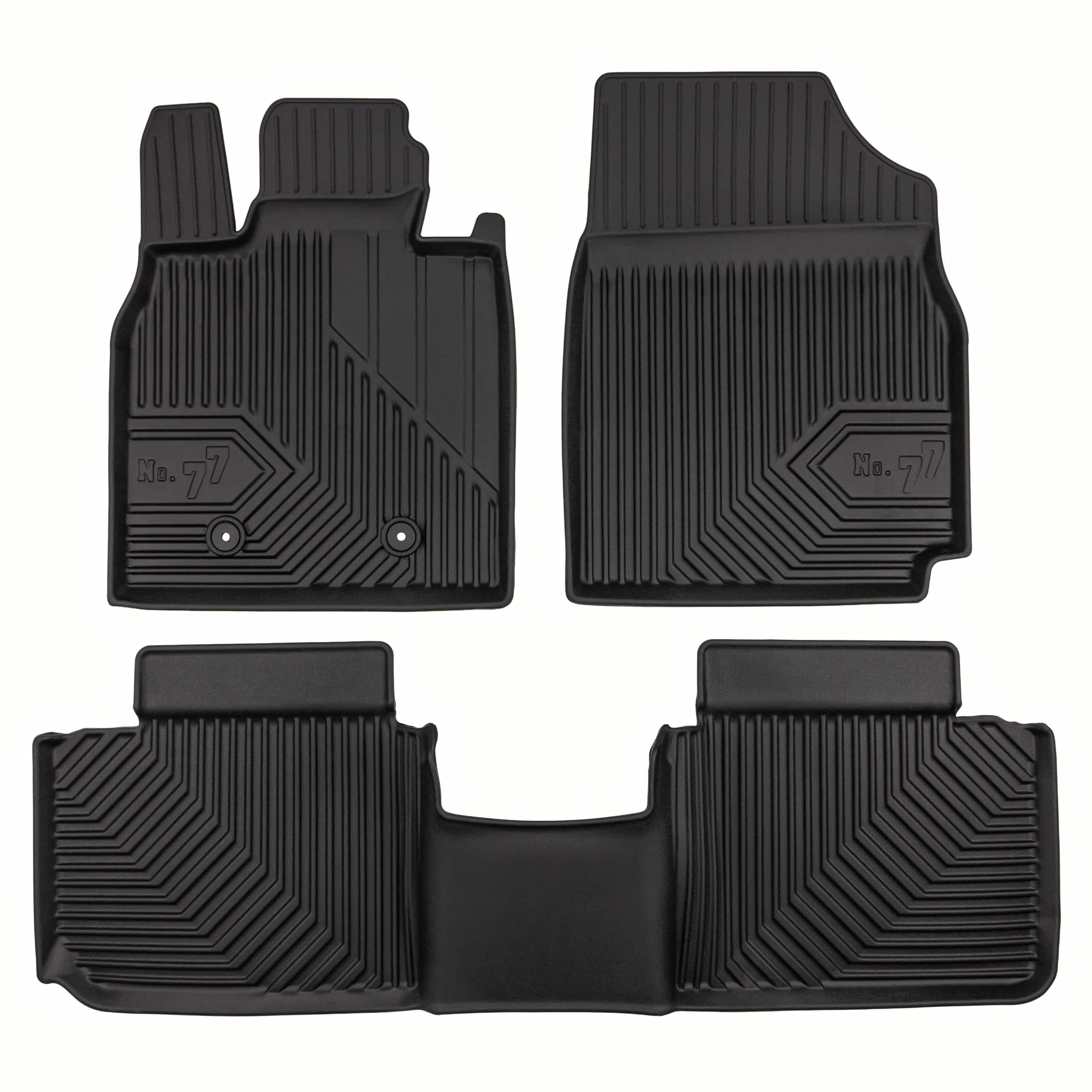FROGUM No. 77 Alfombrillas para Coche Alfombras para BYD Seal 5 DM-i Desde 2025 | Borde Alto | para Todo el año | Tamaño