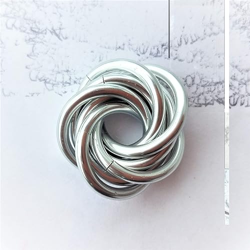 Miniatura 3 de Möbii - Bola antiestrés (color sólido) silencioso Mobius TDAH, ansiedad, estimulante, alivio del estrés, herramienta para el hogar, viajes, oficina