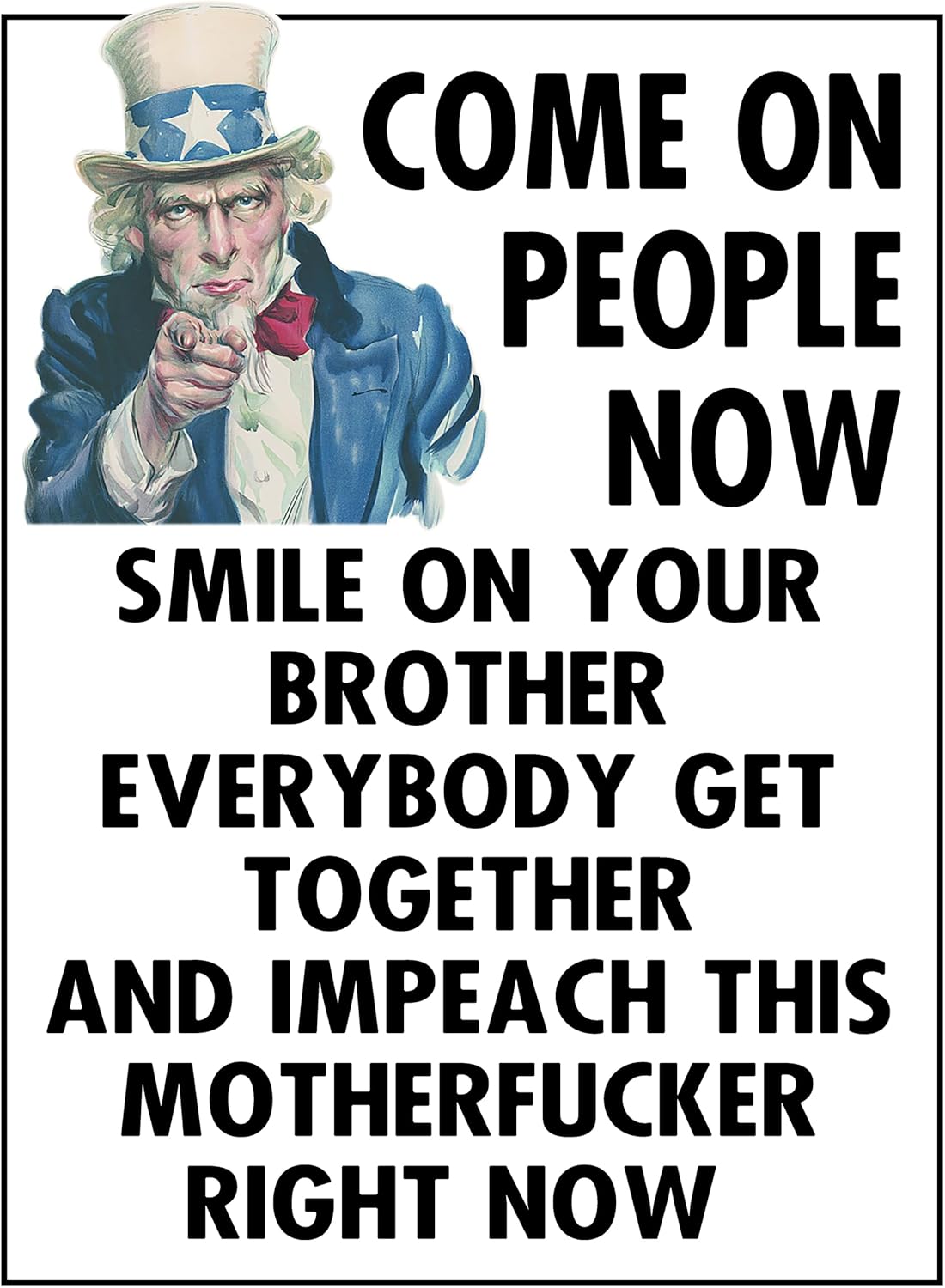 Impeach Trump - Anti-Trump 2028 - Funny Anti-Trump 18X24 inch 2-Sided Political Yard Sign with Stake