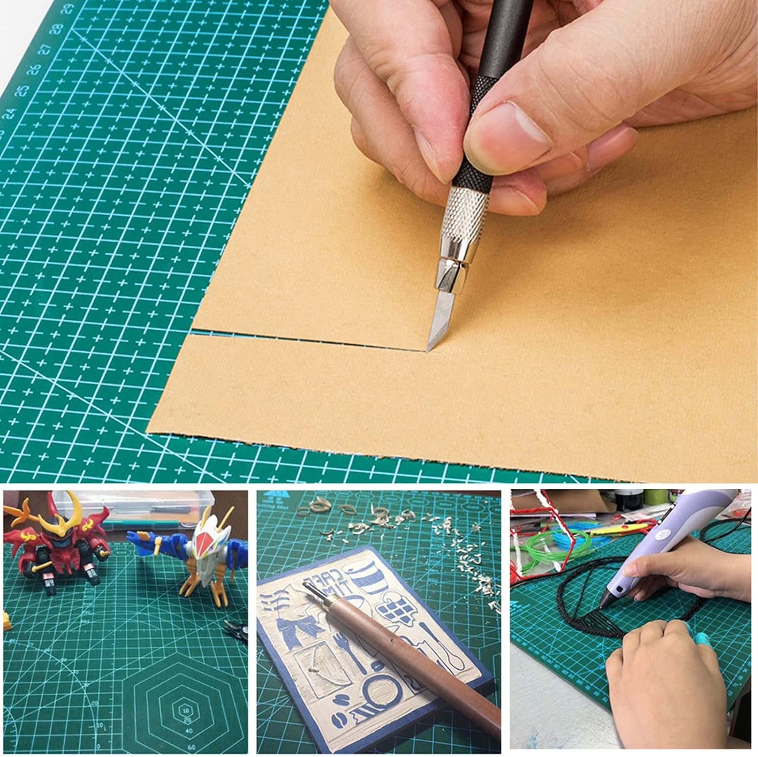 Eagles Self-Healing Cutting Mats - 12" 18" Gridded Mat,Double Sided Rotary Cutting Mat,Ideal for Quilting, Sewing, Scrapbooking and All Arts & Crafts Projects