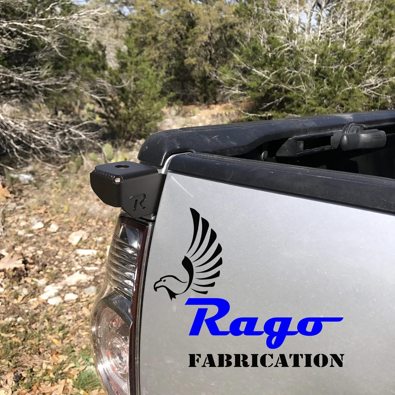Rago Fabrication CB Antenna Mount for 2005-2015 Toyota Tacoma 2nd Gen | Driver Side | Truck Bed Mounted | Pickup Truck Accessories | Made in The USA
