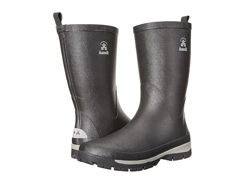 Kamik Lars (Black) Men's Rain Boots International Shipping