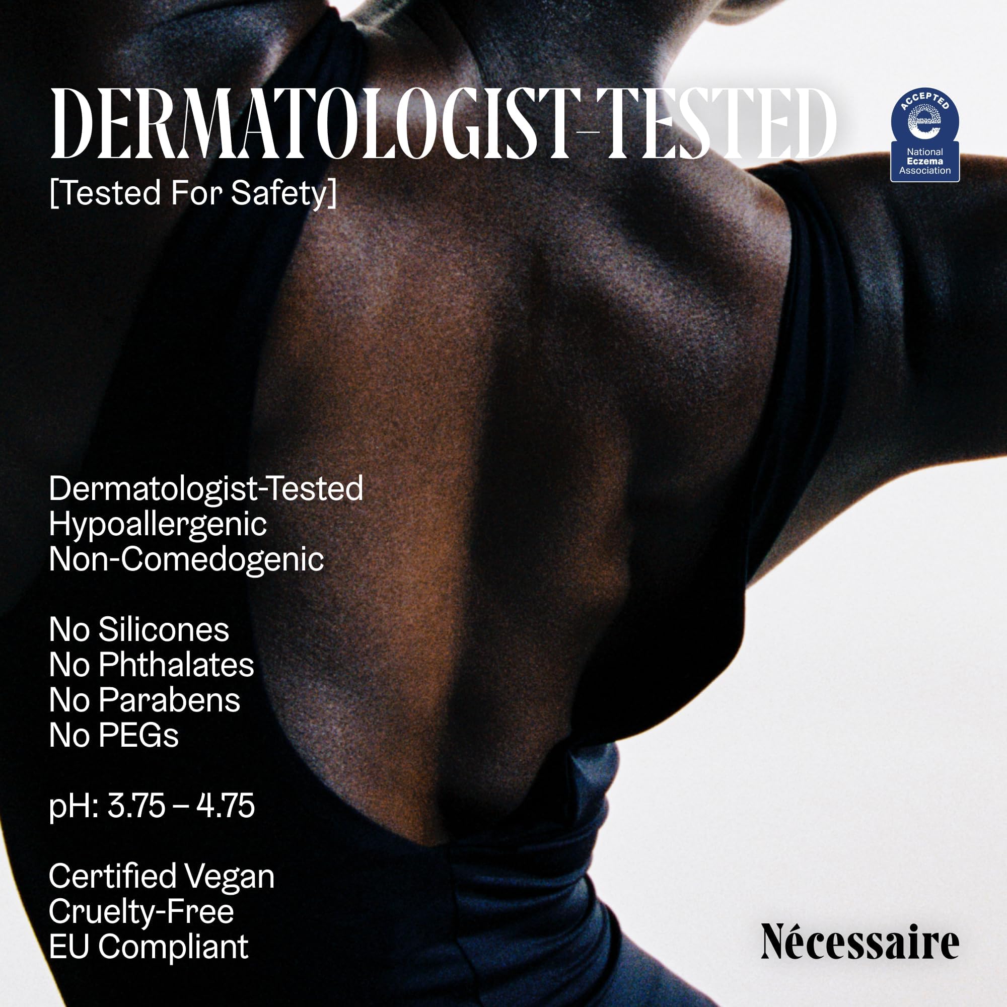 Nécessaire The Body Serum – Fragrance-Free Hyaluronic Acid Body Serum for Women+ Men. Niacinamide Firming Body Lotion – Fast-Absorbing for Sensitive + Eczema-Prone Skin. 150 ml / 5.1 fl oz.: 1.7 Fl Oz (Pack of 1)