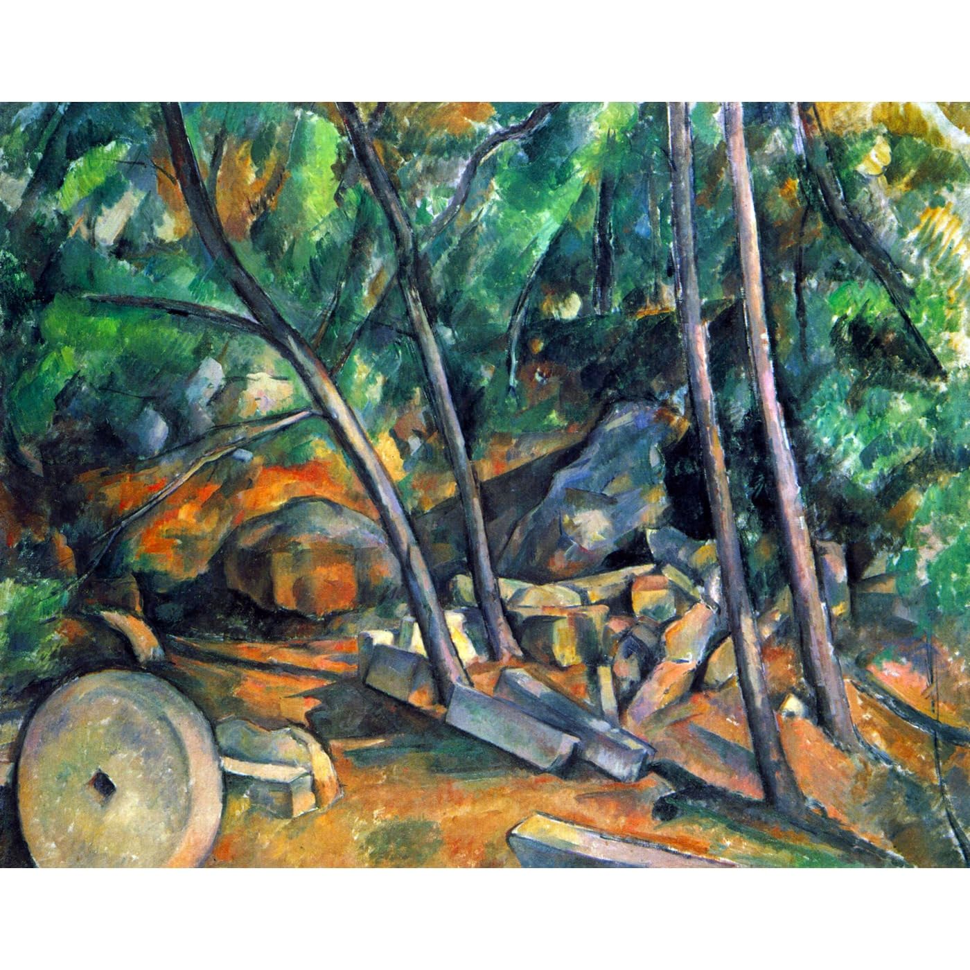Cezanne Mill Stone impression giclée pour grand salon élégant - 2
