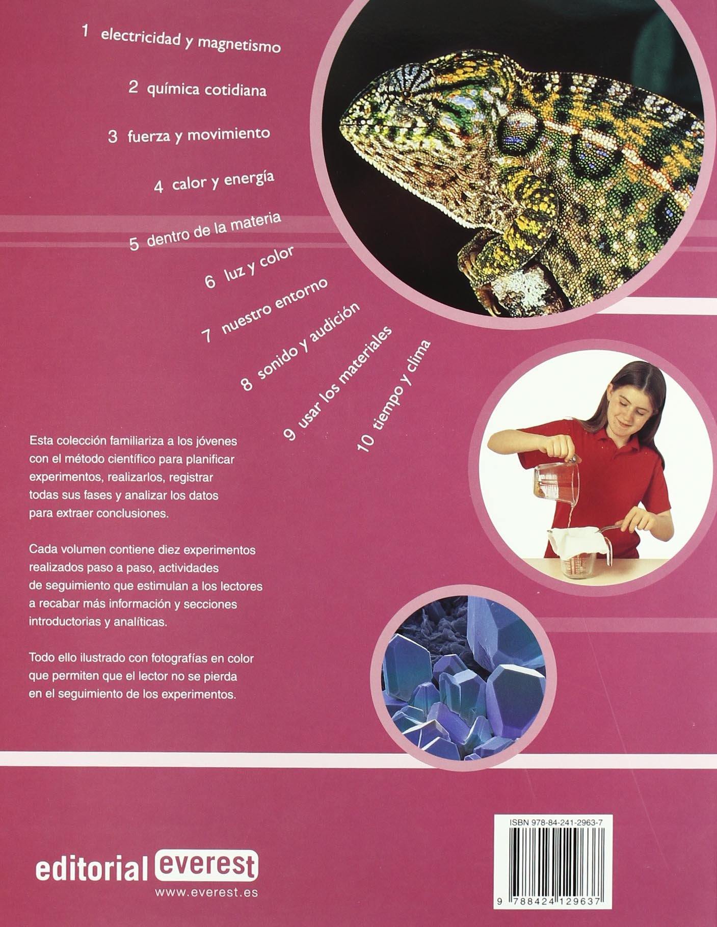Experimentos Científicos. Química cotidiana