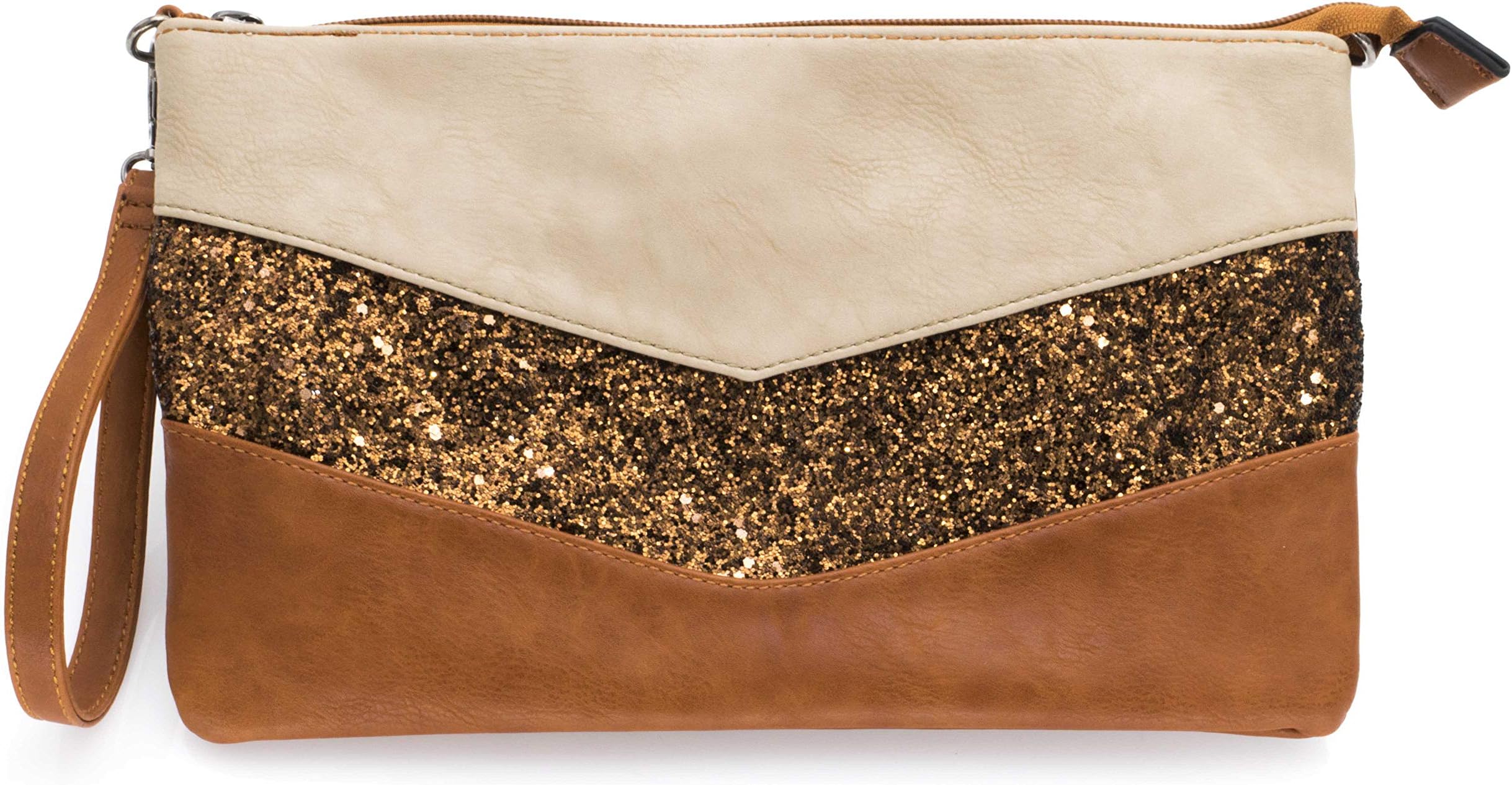 Gallantry Women's Glitter Rhinestone Shoulder Clutch Handbag