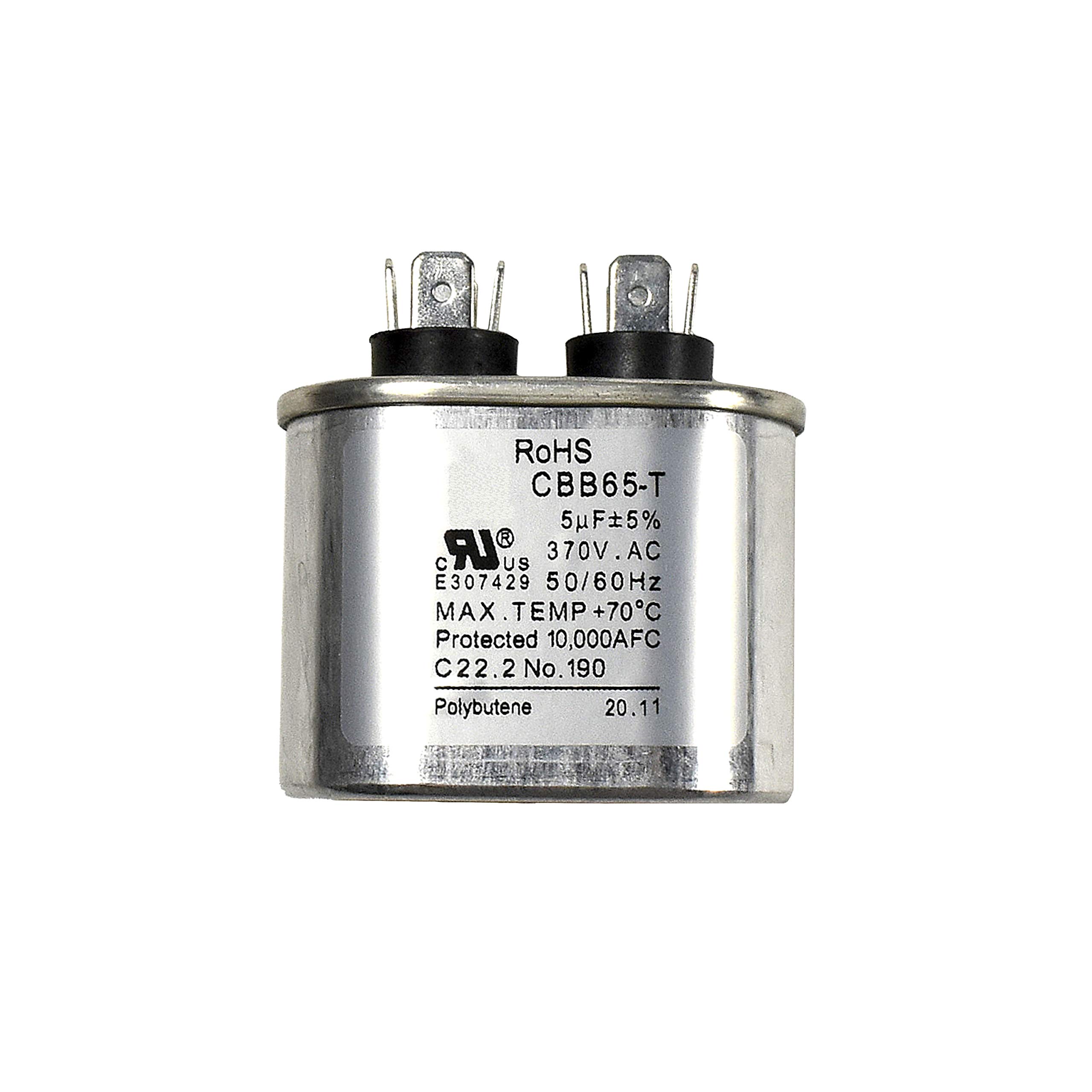 C：Fragran Genteq GENTEQ - C305L / 27L570 GE Capacitor Oval 5 uf MFD