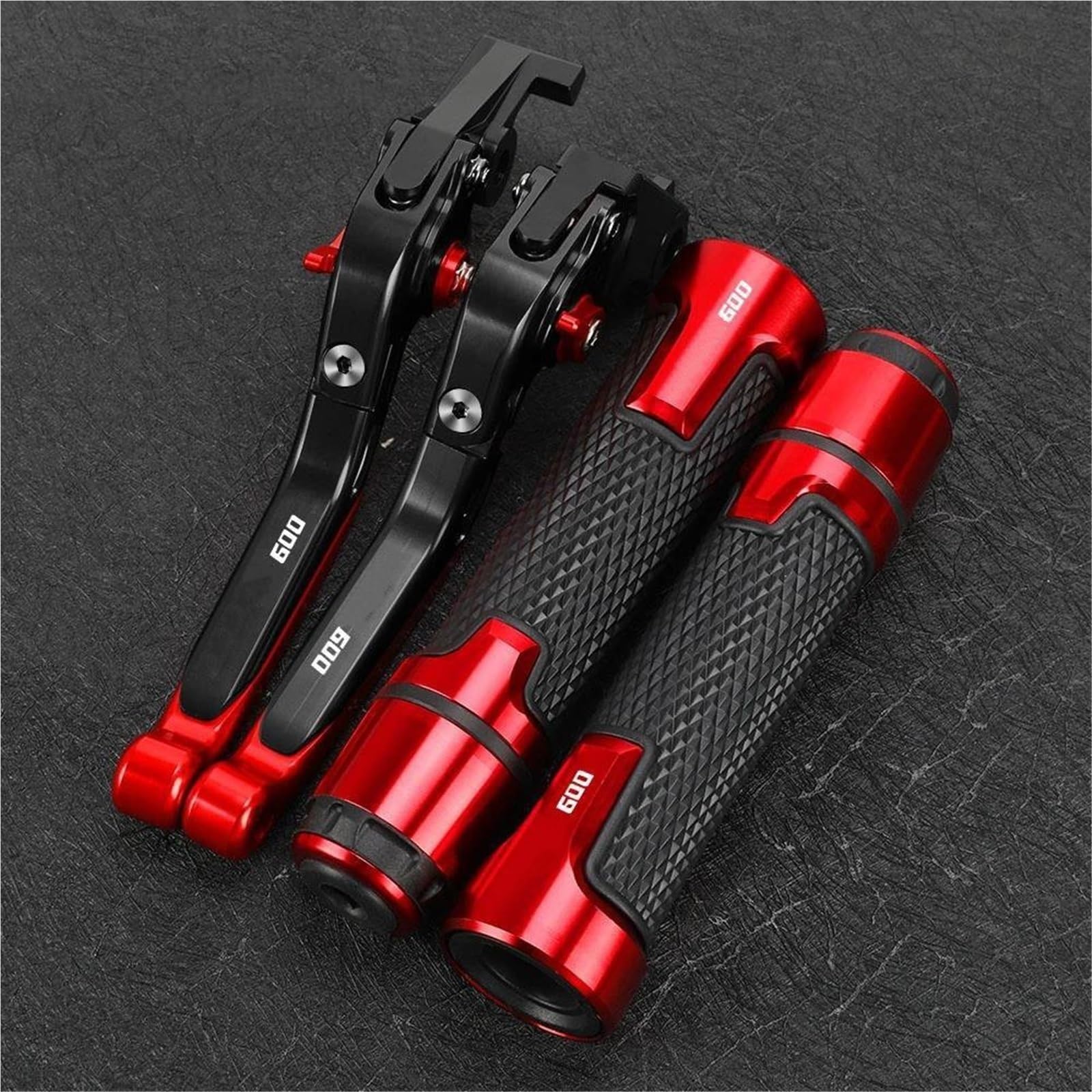 GQUIKGW Replace Motorcycle Adjustable Brake Clutch Lever Motorbike Handle for CBR600F2F3F4F4i 1991-2007 CBR600F2 CBR600F3 CBR600F4 CBR600F4i(Red 4)
