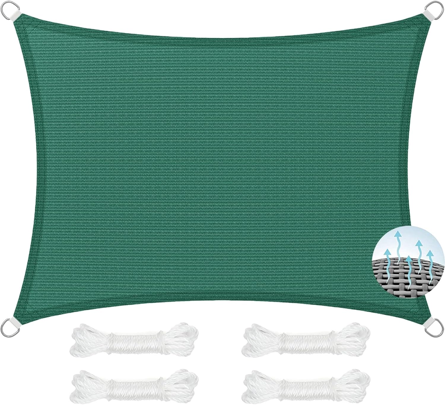 Swift Sun Shade Sail 2x2 Meter Square HDPE Breathable