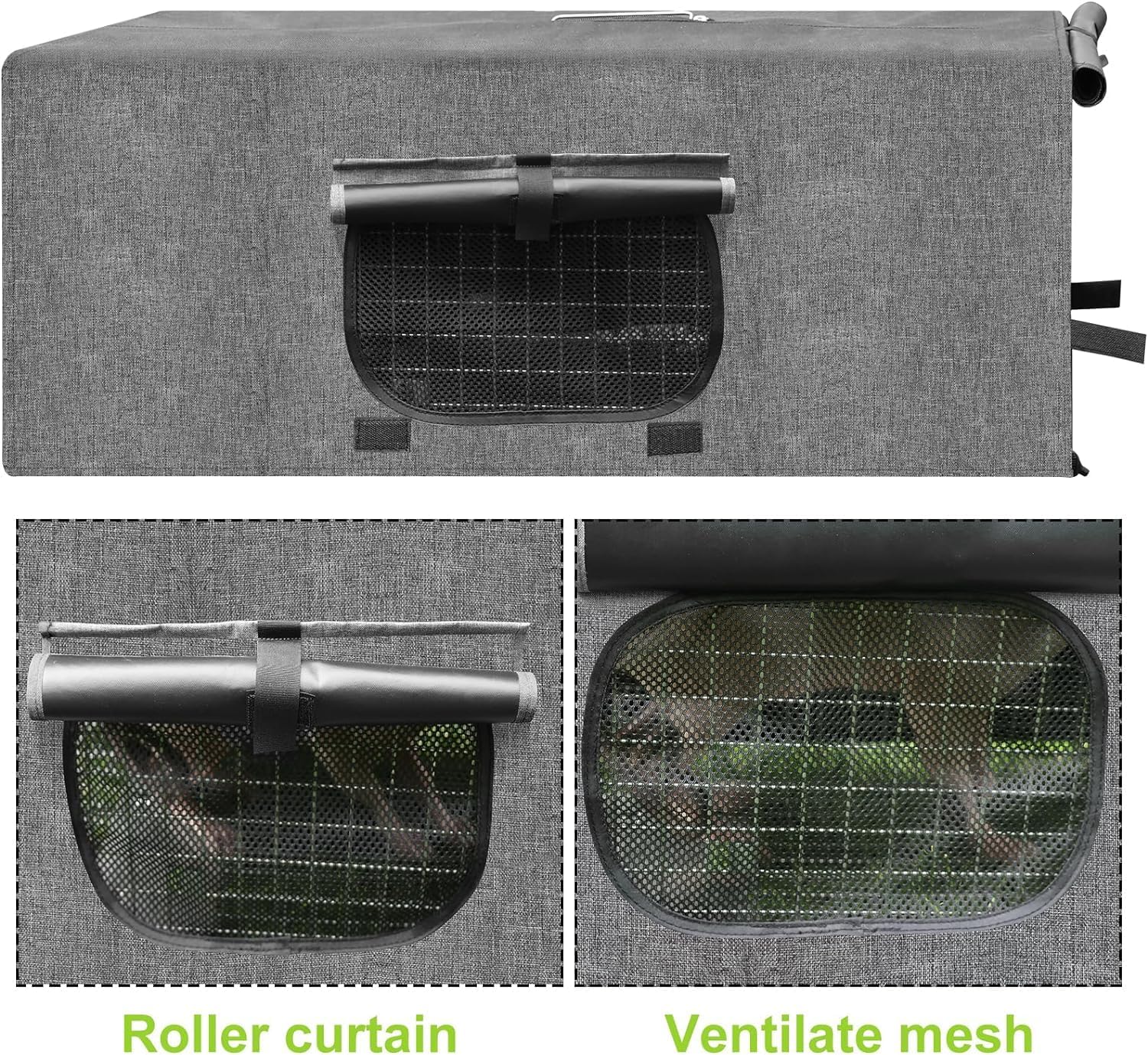 Anmials Trap Cage Cover, Cover Only,Trap Cage Cover with Mesh Window for 1-2 Door Humane Animal Trap Cage 32 x 10 x 12inch