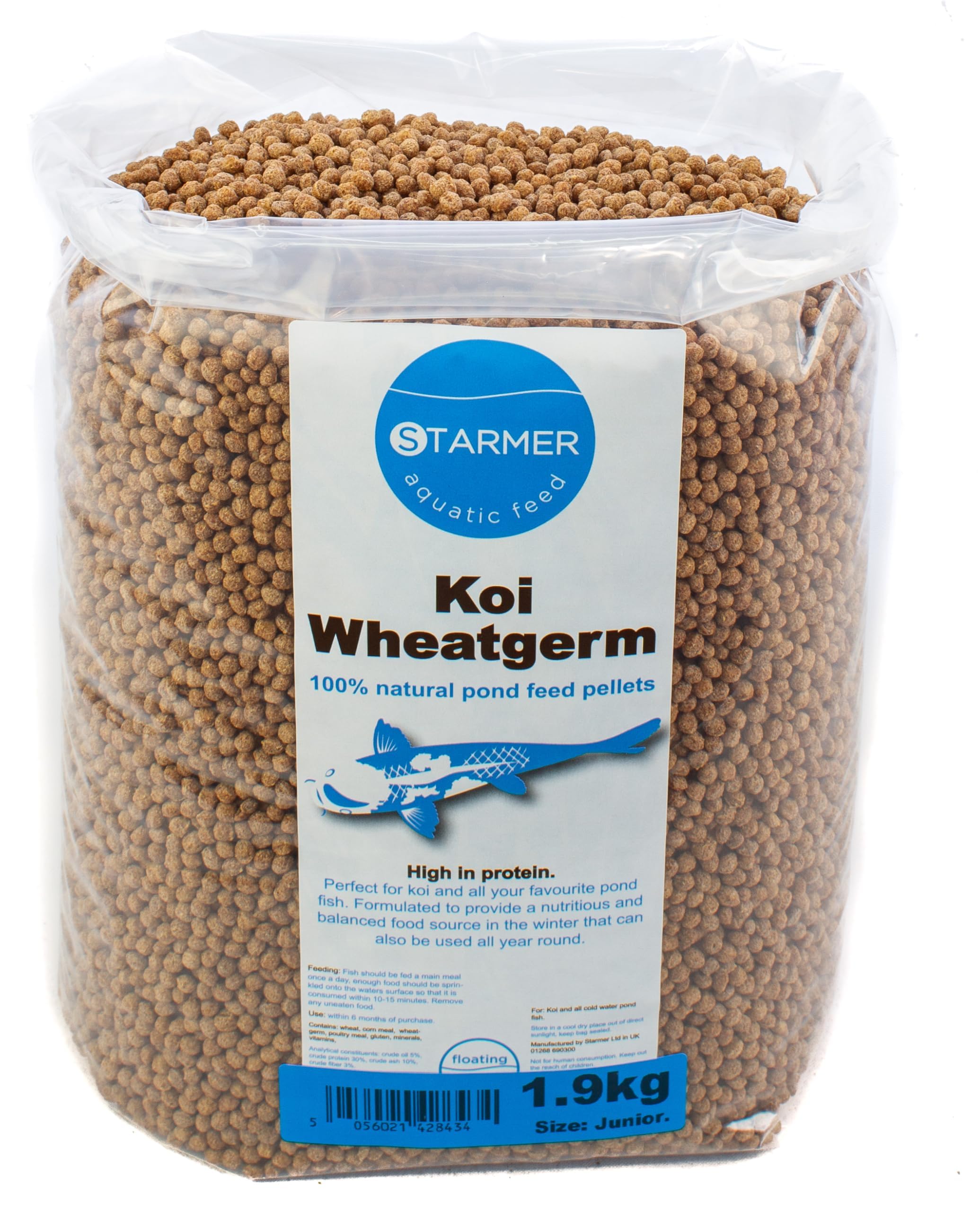 starmerbaits (WHEATGERM) pond feed pellets (junior) 1.9kg