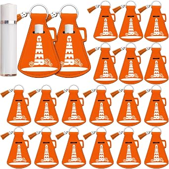 Cheer Gifts Bulk Lip Balm Holder Keychains Tassel | Cheerleader Gifts Bulk for Team, Cheer Keychains for Backpacks,Goodie Bag Stuffers,Senior Night, Back to School