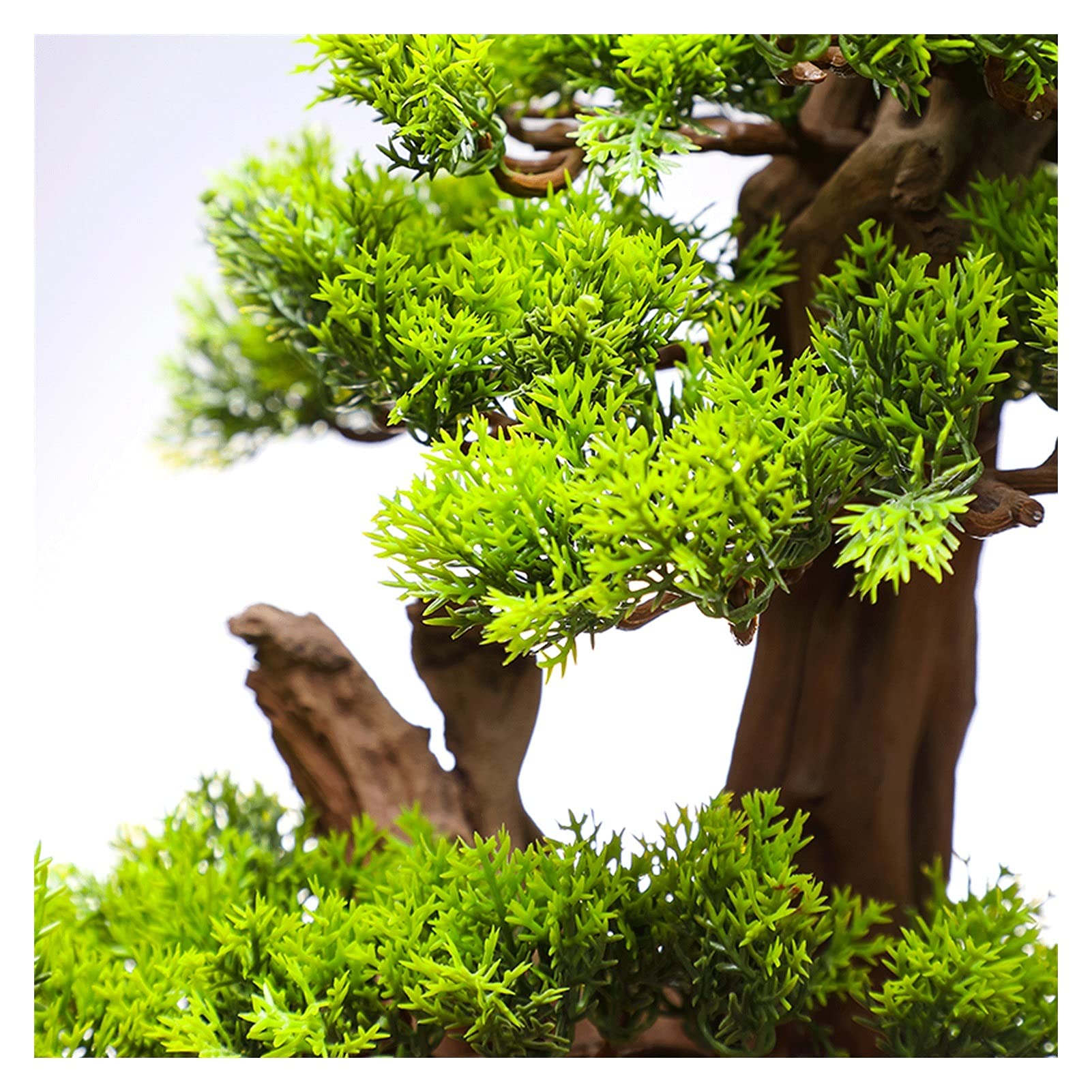 zxb-shop Symulacja drzewo 38 cm sztuczna sosna drzewo bonsai, chiński zen dom szczęśliwe dekoracje sztuczne rośliny, sztuczne rośliny do domu biura wnętrz dekoracja sztuczne drzewo bonsai