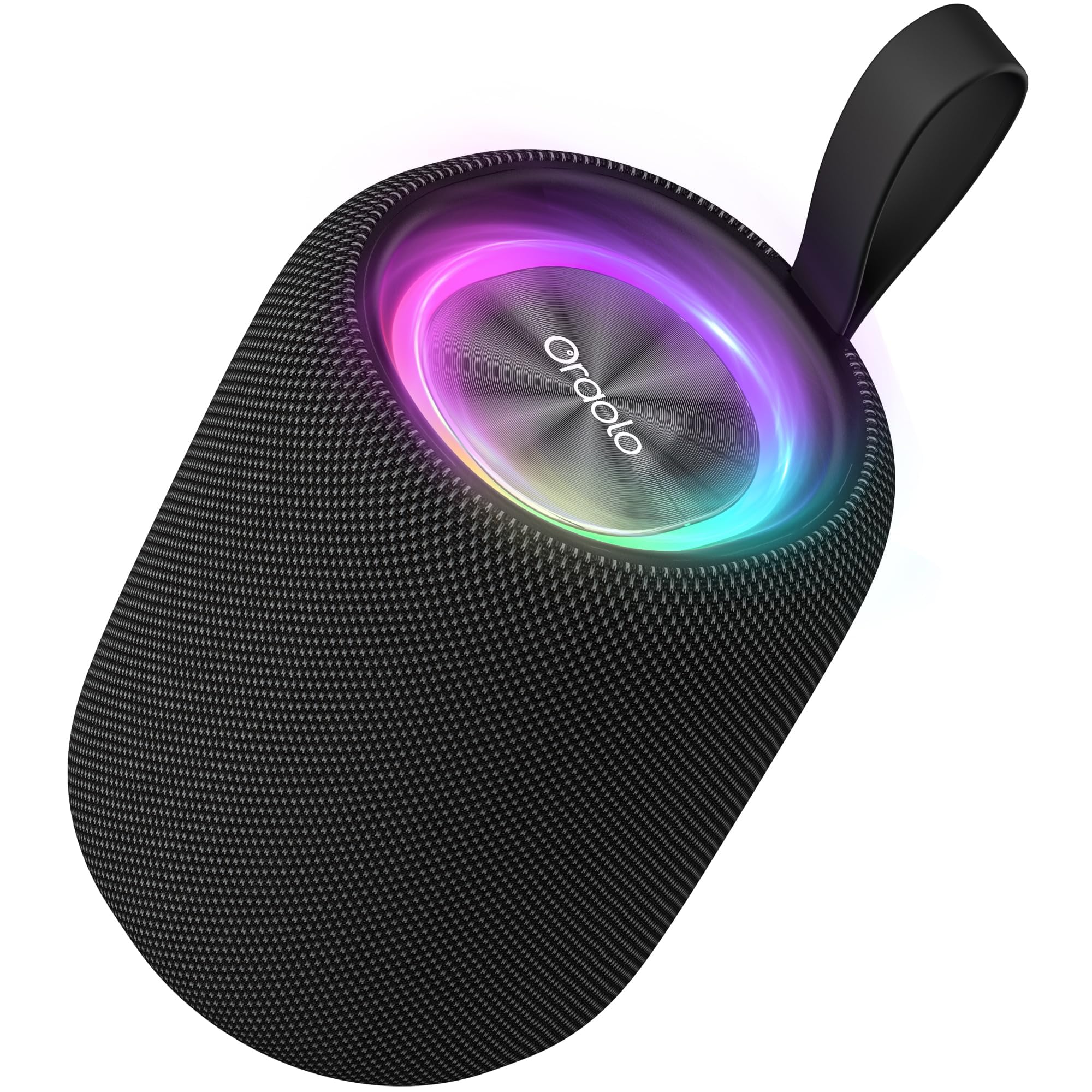 Cassa Bluetooth Portatile, Cassa Bluetooth Impermeabile con Luce, IPX7 Antipolvere/Impermeabile, Galleggiante, 24h Riproduzione, TWS & Scheda TF, Casse Bluetooth per Doccia/Escursionismo/Vacanze
