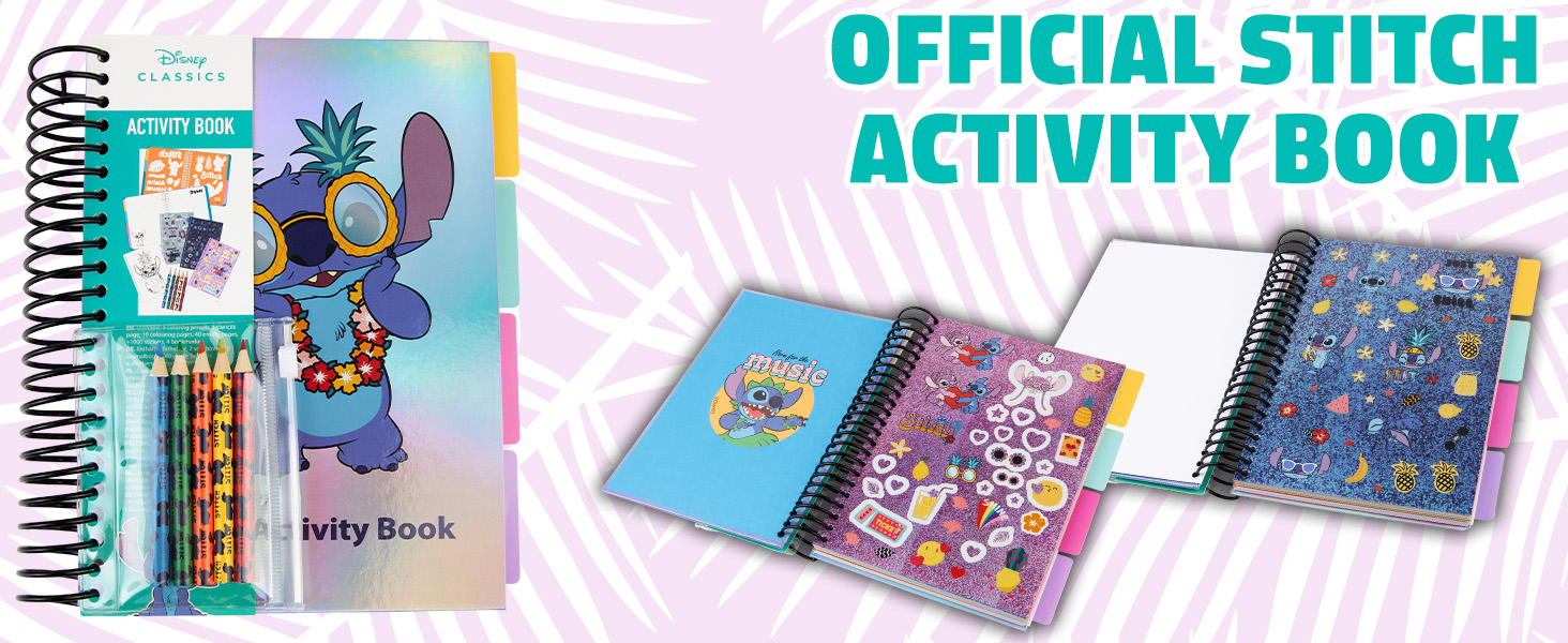 Stitch Super Scrapbook - Álbum De Calcomanías Con 5 Paquetes Y Tarjeta De Edición Limitada