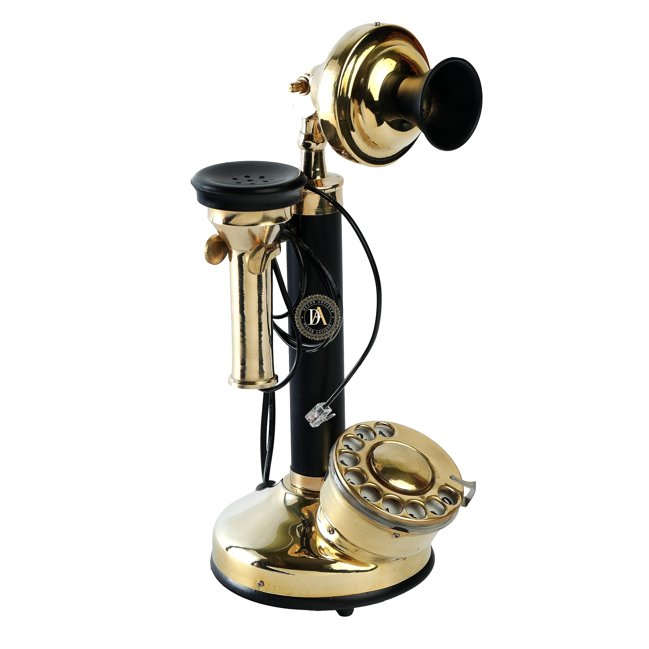 Vintage Antique Candlestick Rotary Dial Telephone/Antique Phone/Old Phone/Retro Phone/Rotary Phone/Old Telephone/Vintage Phone/Vintage Telephone / 50s Phone/Antique landline Phone-image-10