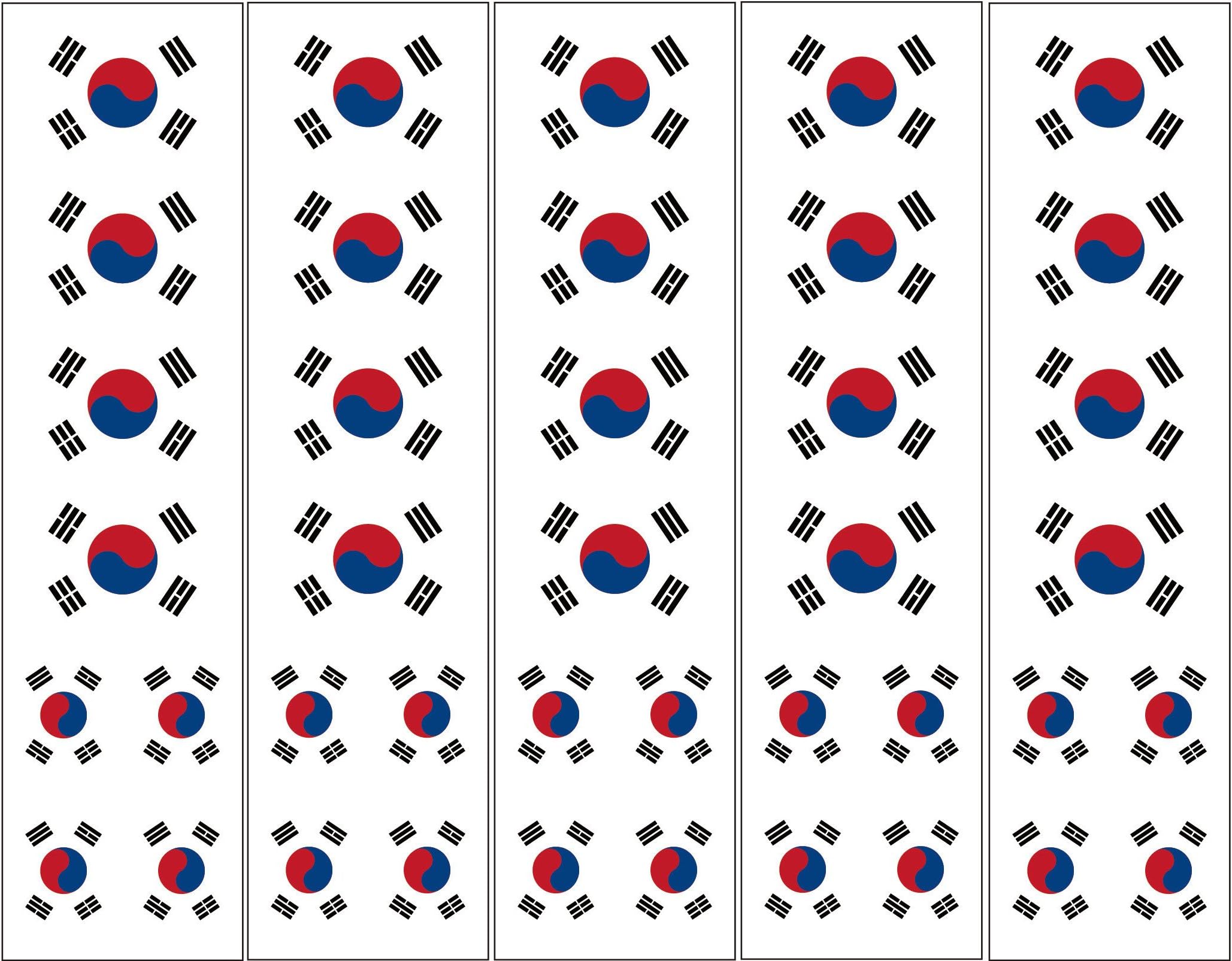 40 Tattoos: South Korean Flag, Korea Party Favors