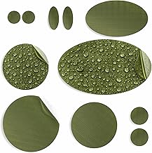 aZengear Self-adhesive Nylon Repair Patches | Waterproof Patch for Down Jacket, Shop, Bag, Clothing, Repair Holes (11 Pieces)