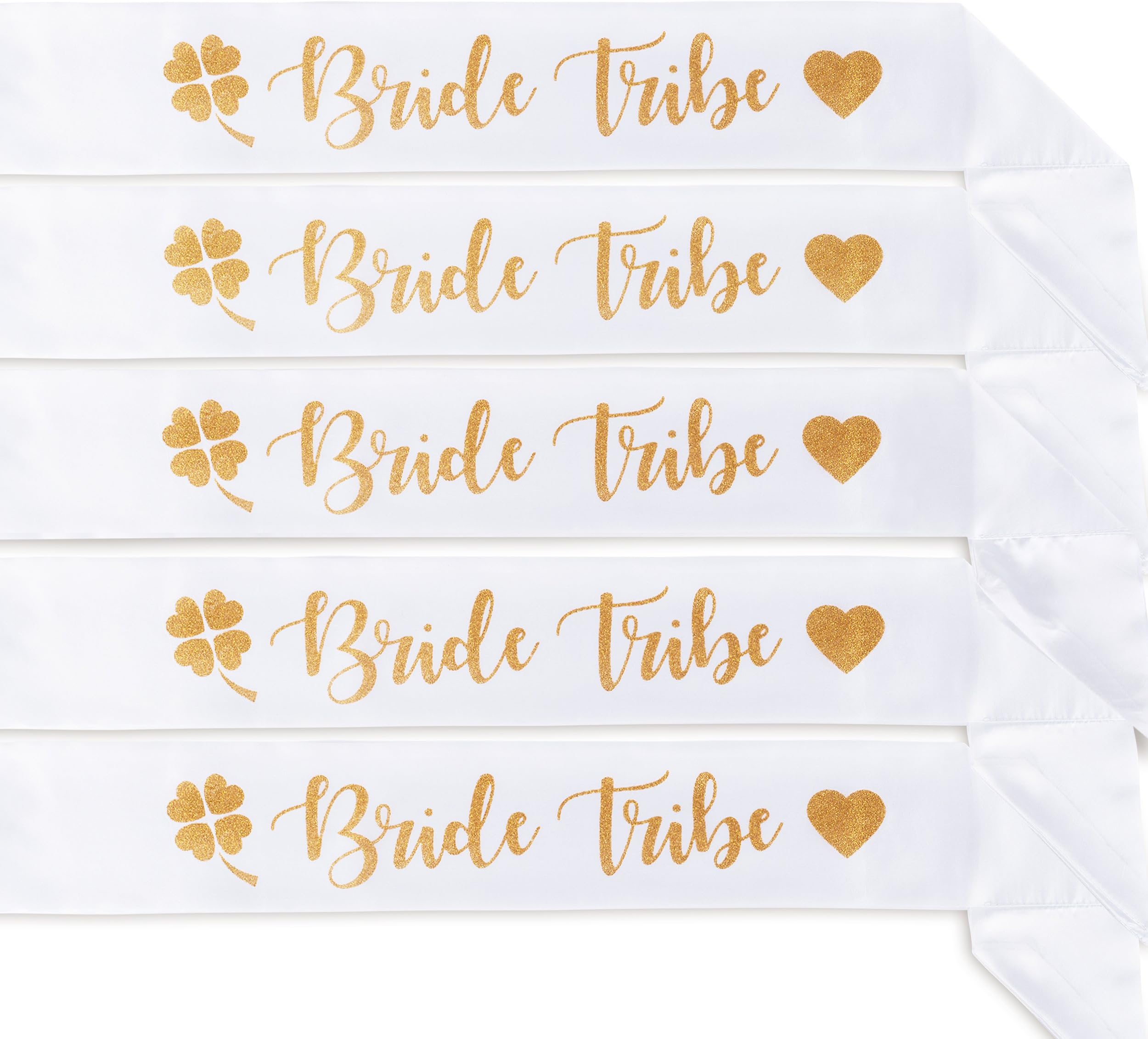 Bachelorette Party Bridal Sash White, Pink and Black Colors - Perfect Length Super Soft Bride to Be Sash - Great for Bridal Shower and Bachelorette Party Decorations