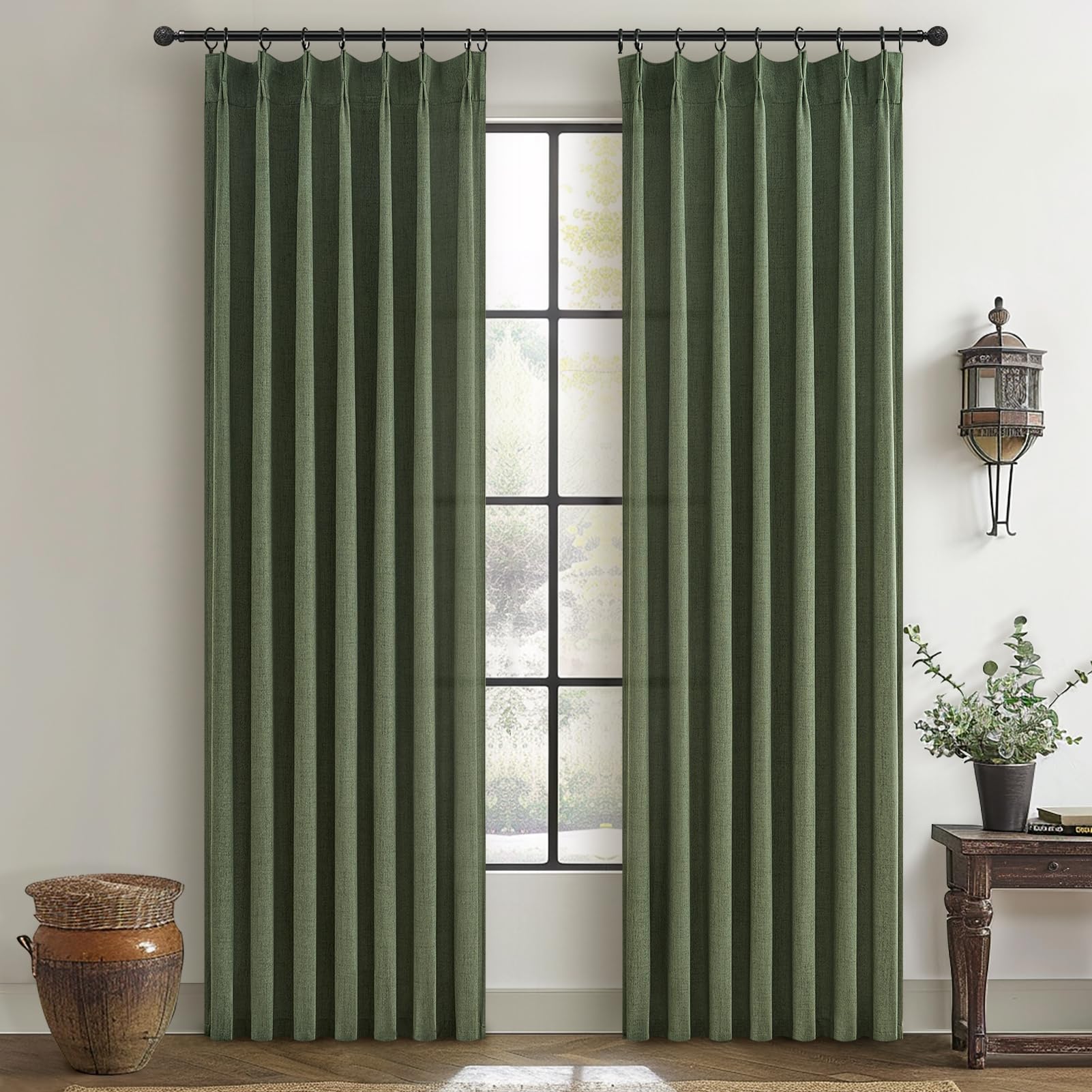 Aitmoph Window 2 本体（フォレストグリーン） Amazon.com: PleatedDrapes Loden Kitchen Window Curtains & Drapes