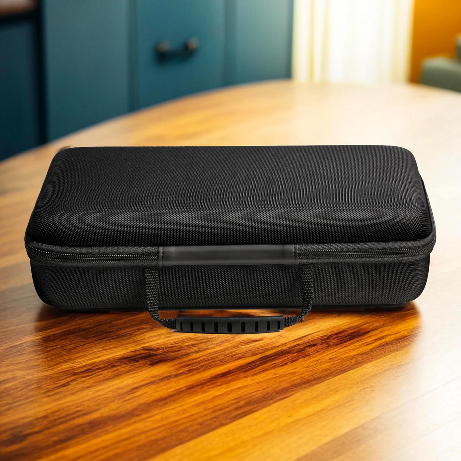 10 slots Watch travel case, portable watch carry storage box organizer, fit watches up to 55mm face with flexible foam insert